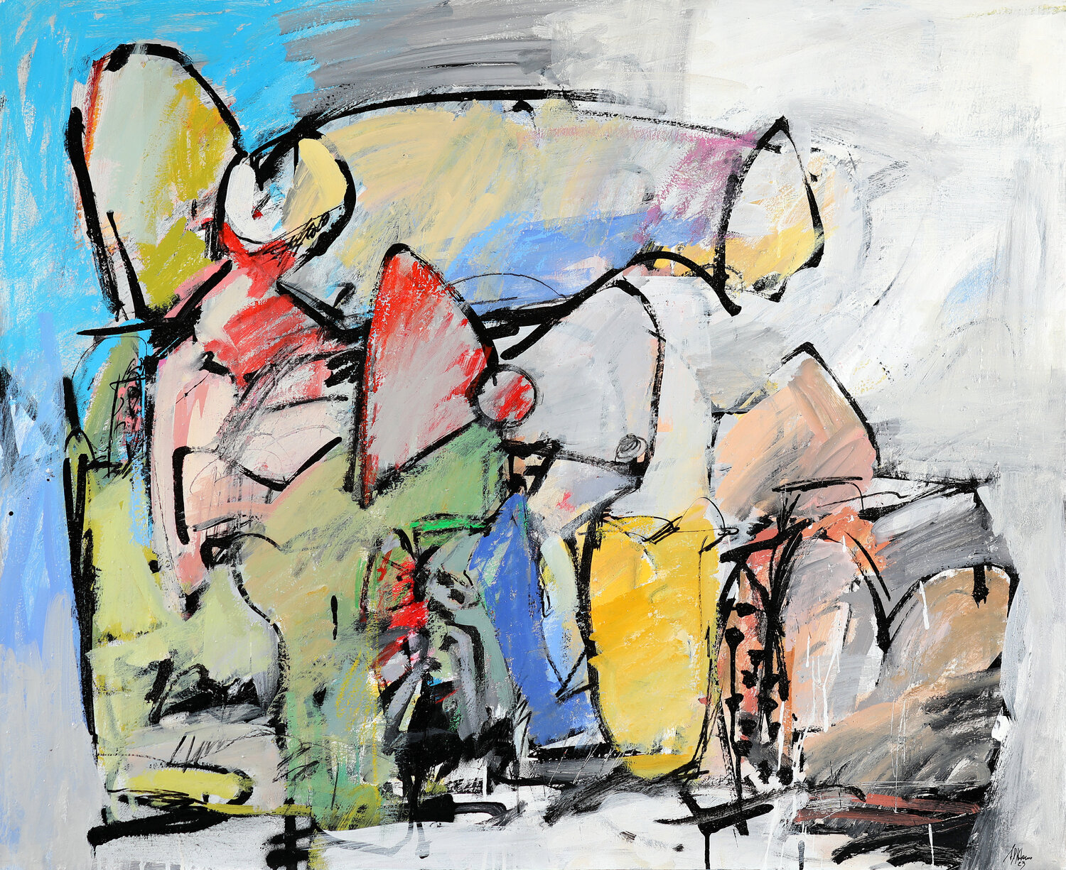 Credevi fosse cambiato Francesco D'Adamo Original painting for sale