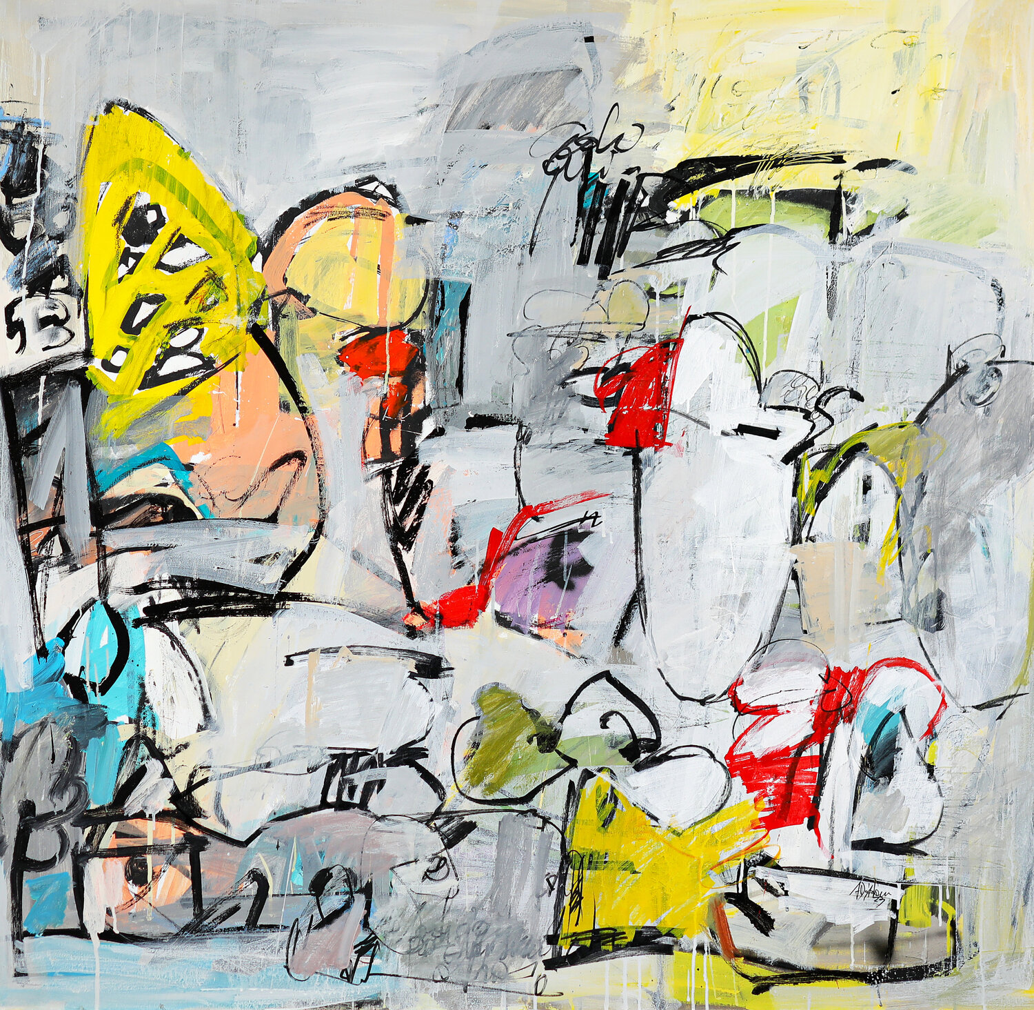 Don't Even Try Francesco D'Adamo Original painting for sale