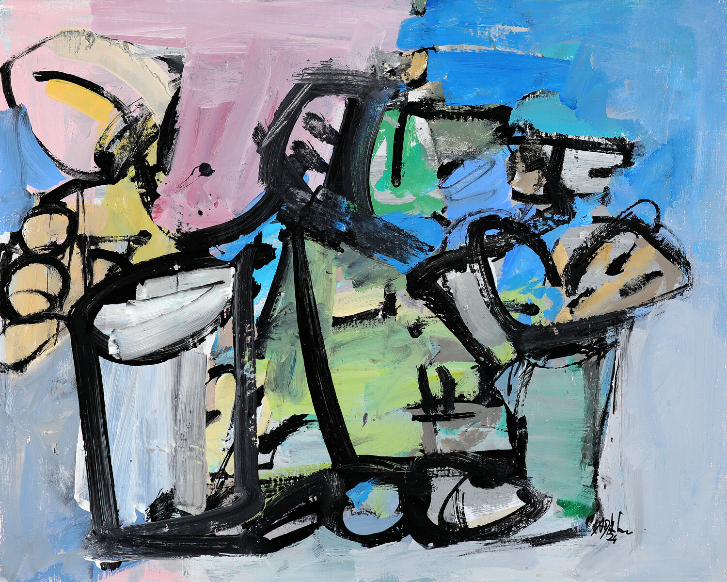 Segment Francesco D'Adamo Original painting for sale