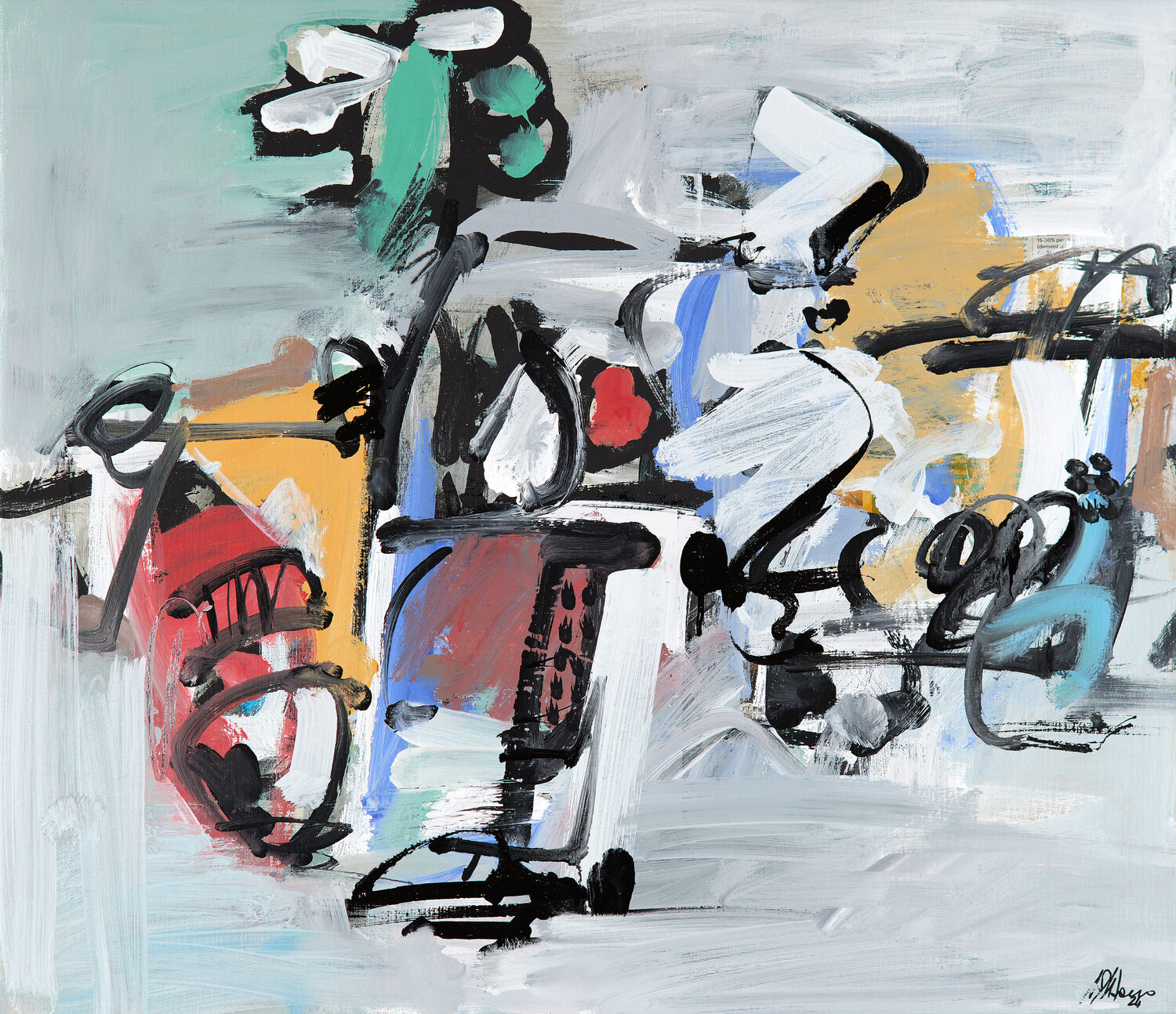 In Orario Francesco D'Adamo Original painting for sale