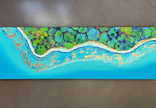 Éclats sur la côte by Sonia Di Maccio, Painting for Sale on Select