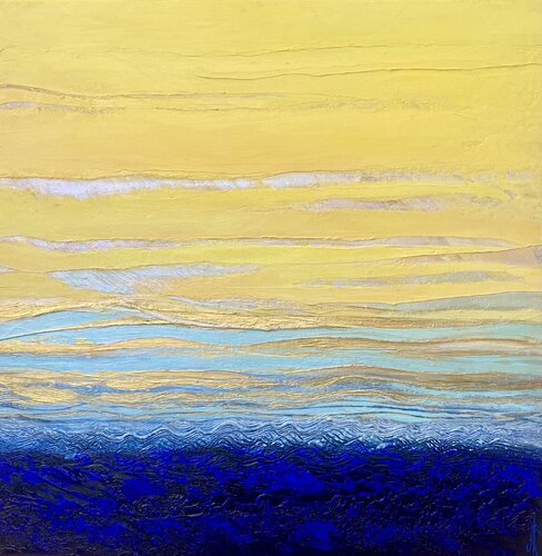 Ondes solaires by Sonia Di Maccio, Painting for Sale on Select