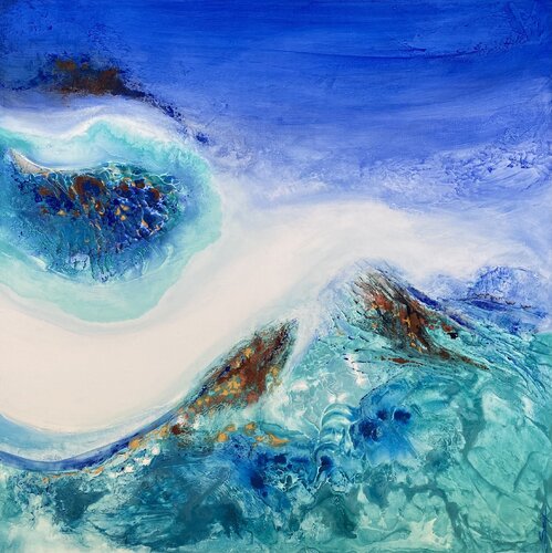 Rêve de récif by Sonia Di Maccio, Painting for Sale on Select