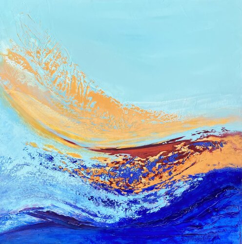Soleil couchant by Sonia Di Maccio, Painting for Sale on Select
