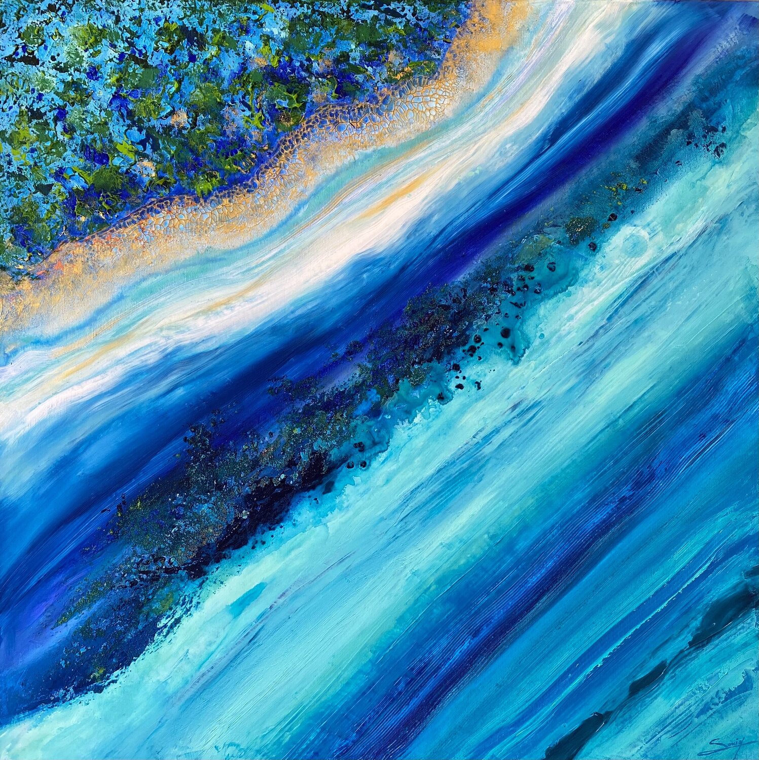 On dirait le sud Sonia Di Maccio Original painting for sale