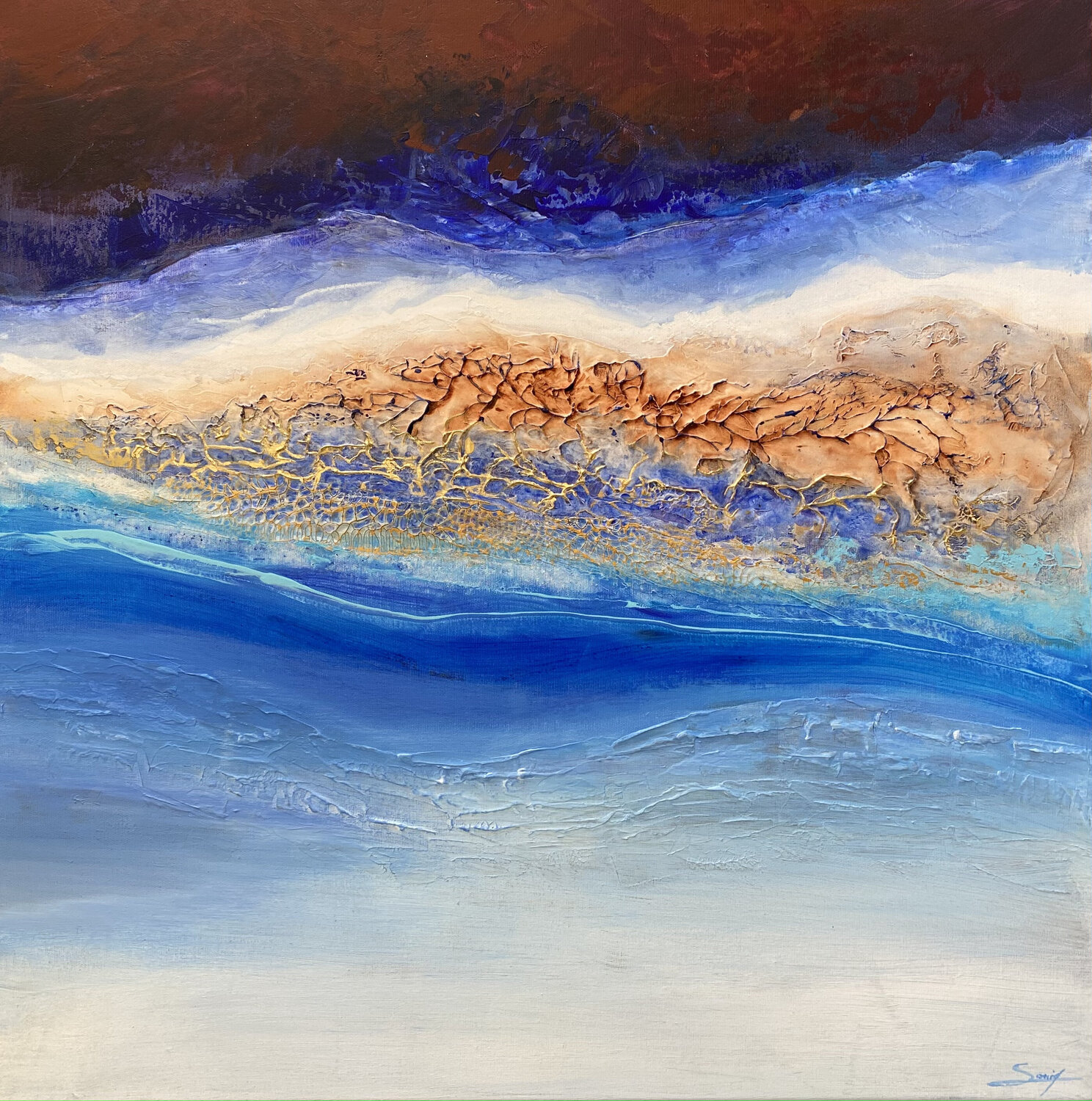 Altitude Sonia Di Maccio Original painting for sale