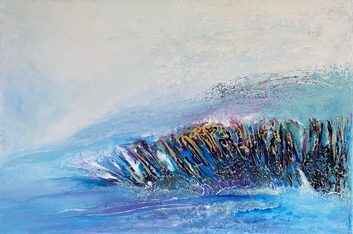 Turbulences Sonia Di Maccio Original painting for sale