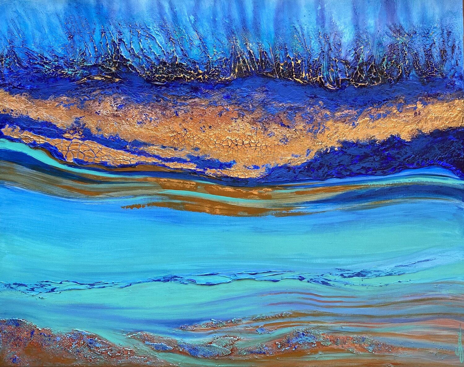 Embrasement Sonia Di Maccio Original painting for sale