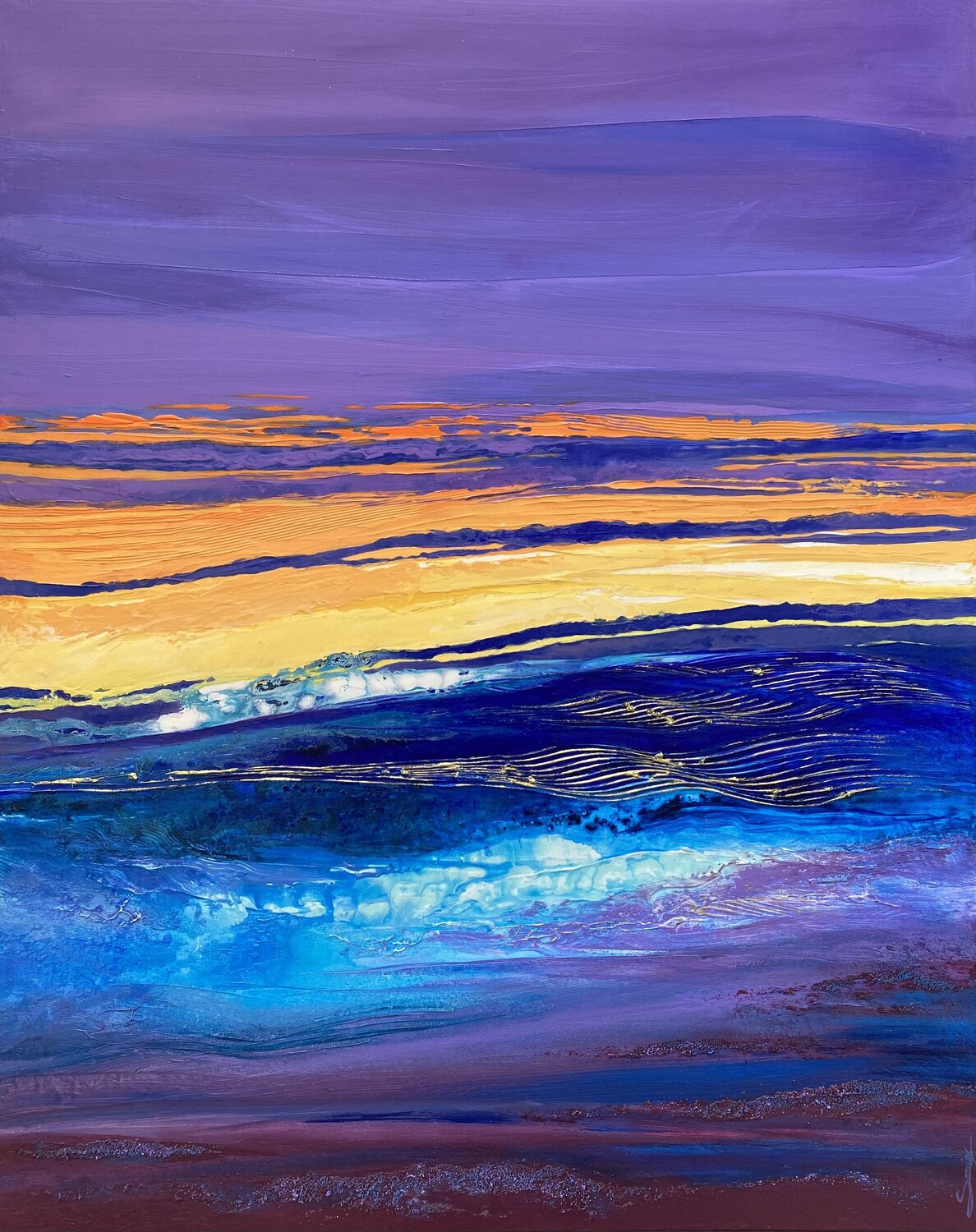 Résonance Sonia Di Maccio Original painting for sale