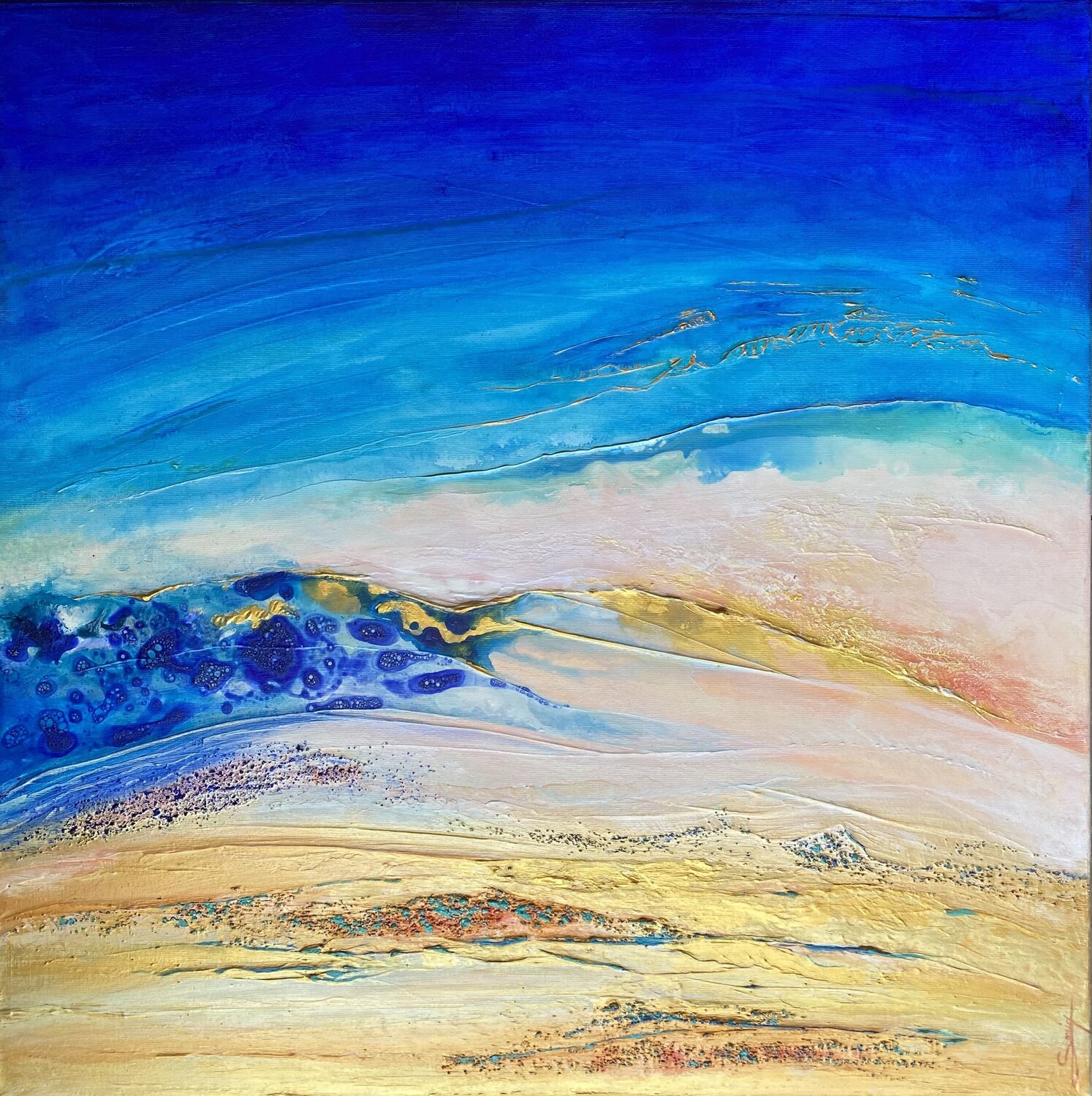 Écume solaire Sonia Di Maccio Original painting for sale