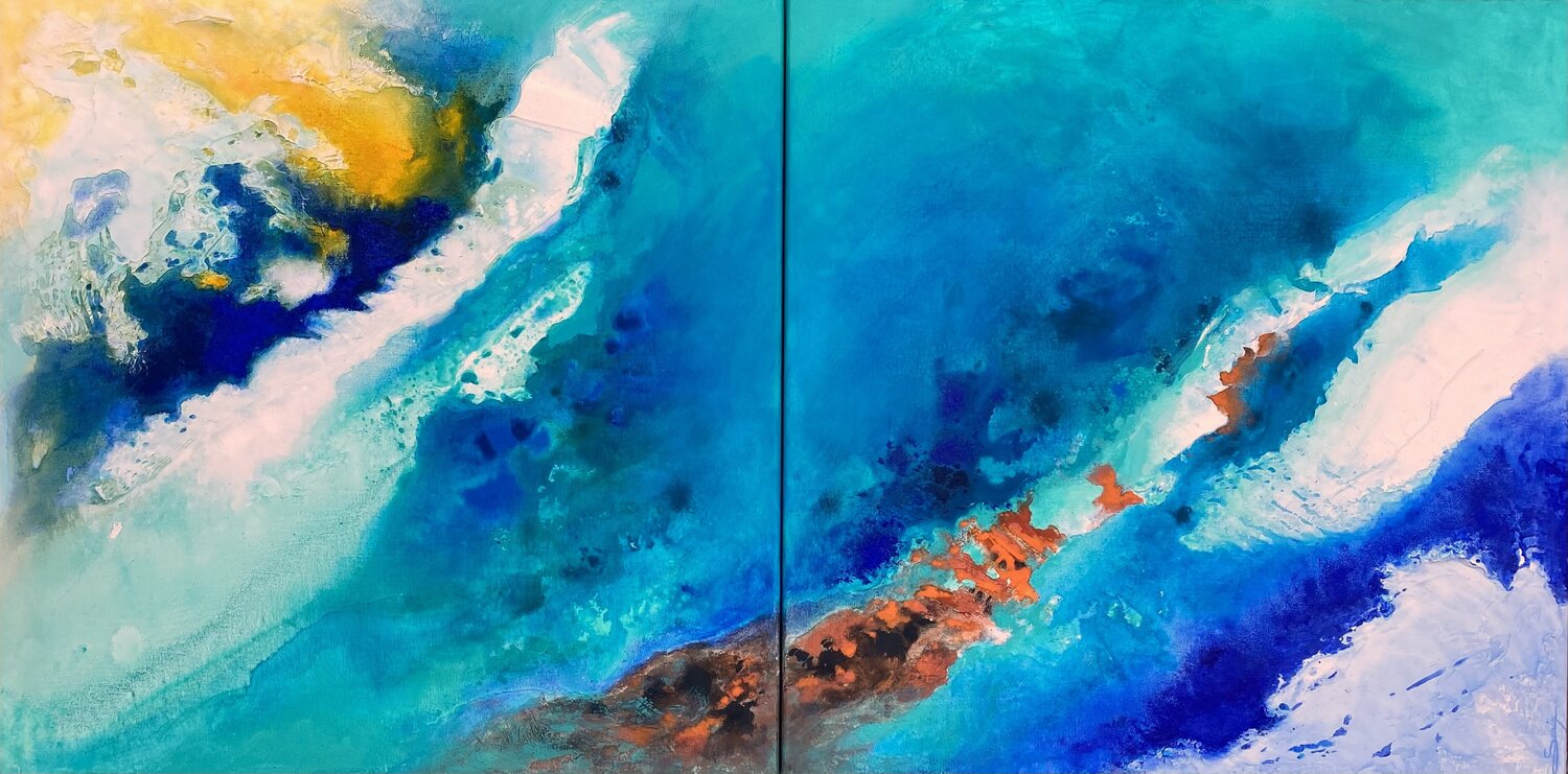De l'un... à l'autre Sonia Di Maccio Original painting for sale