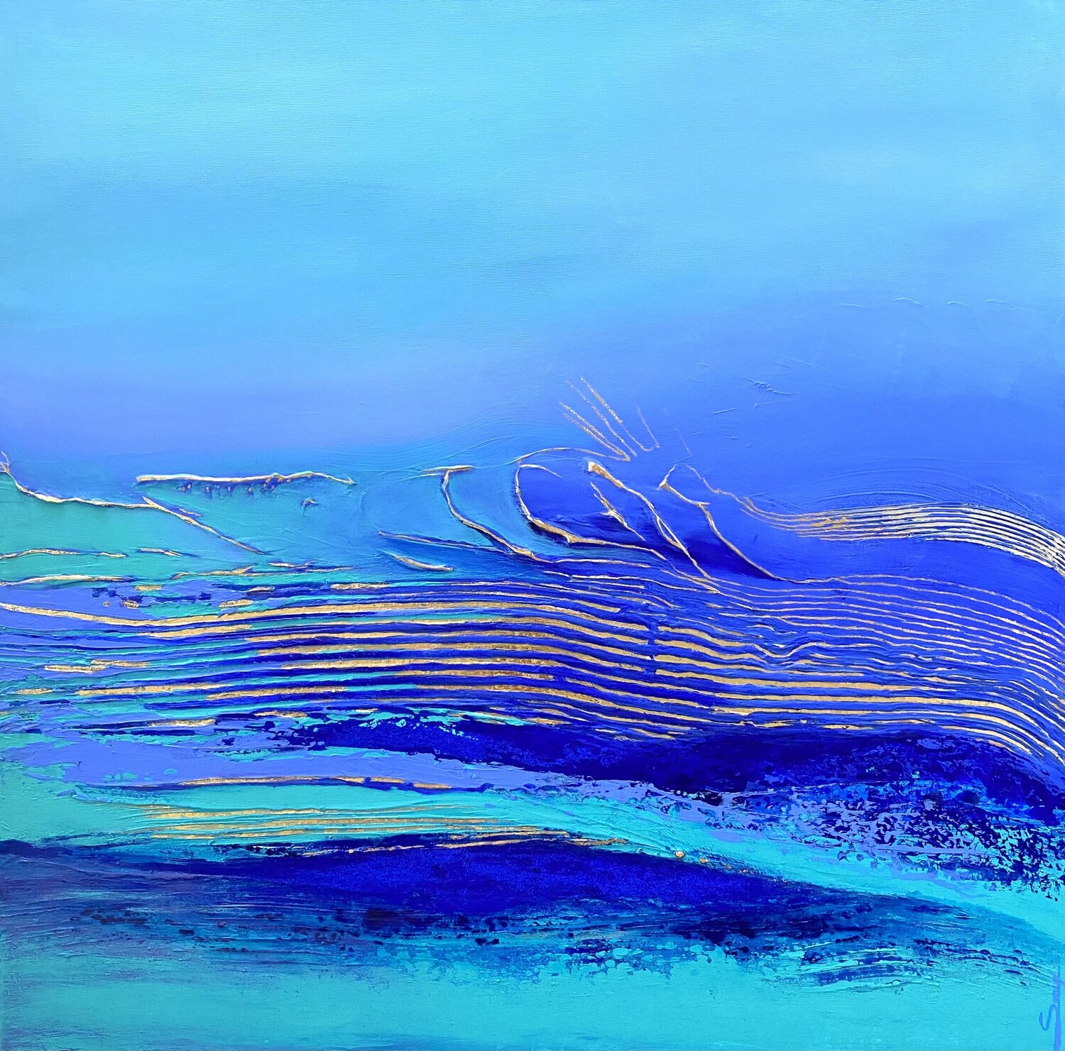 Fréquence Sonia Di Maccio Original painting for sale