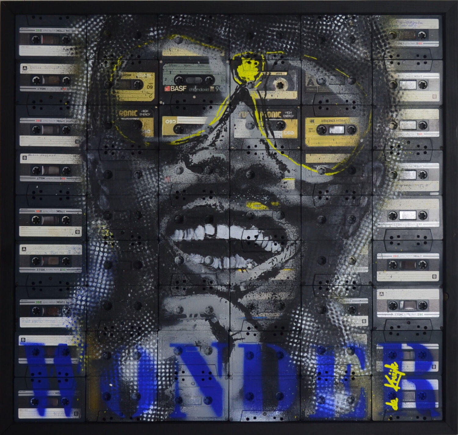 Stevie Wonder Monique de Kruijk Original painting for sale