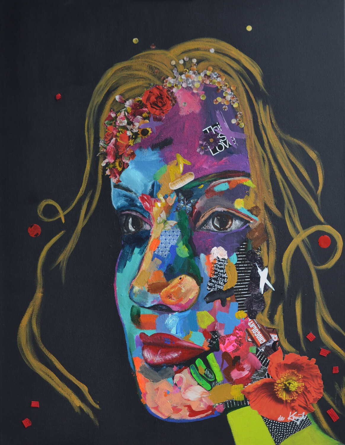 Dreaming all day long ... Monique de Kruijk Original painting for sale