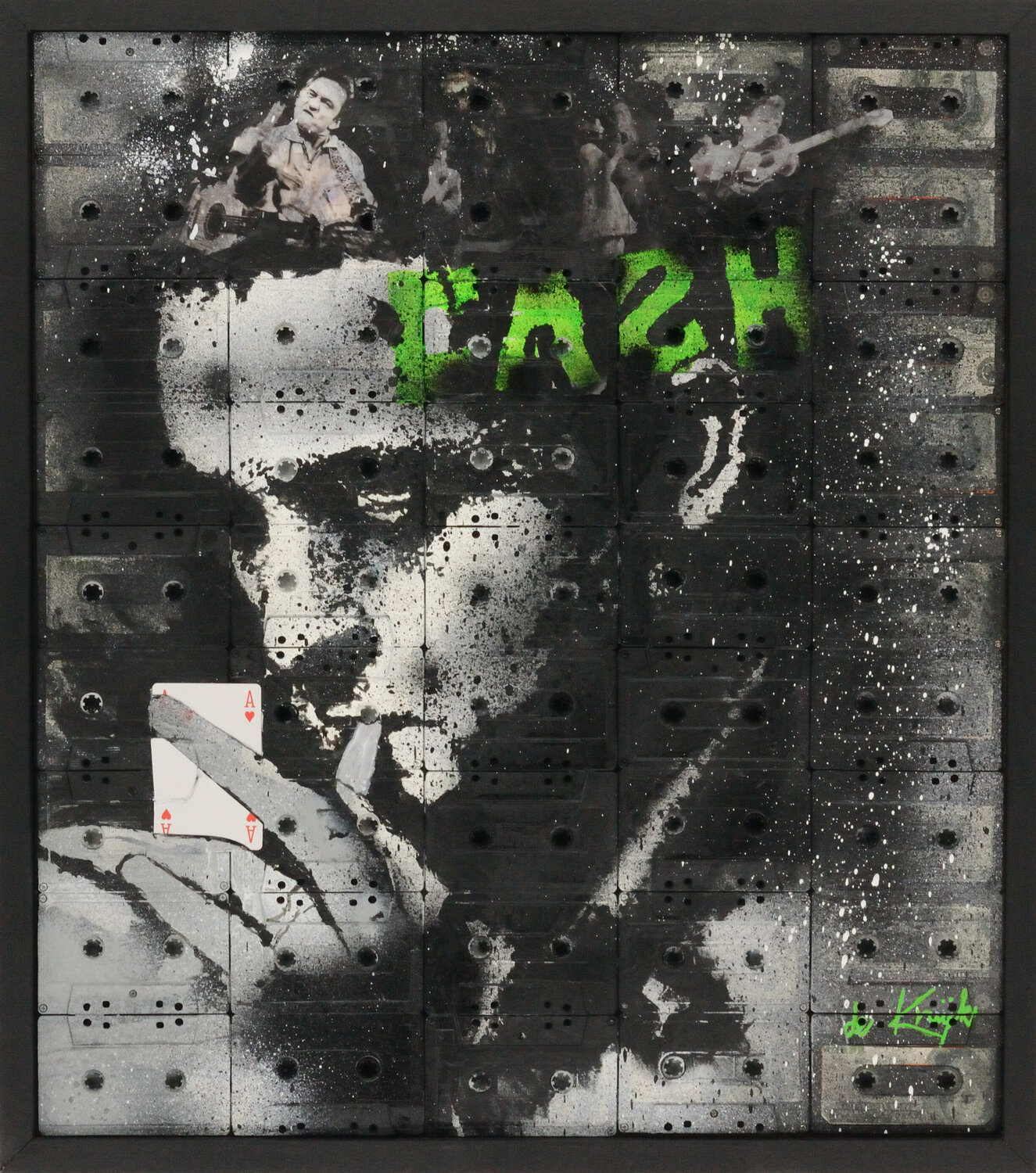 Johnny Cash Monique de Kruijk Original painting for sale