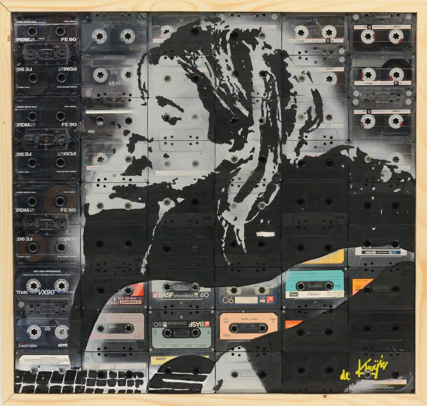 Kurt Cobain Monique de Kruijk Original painting for sale