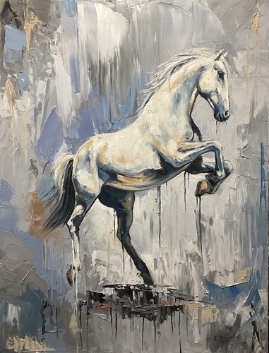 Thunderous Majesty by Eva Bazhenova, Painting for Sale on Select