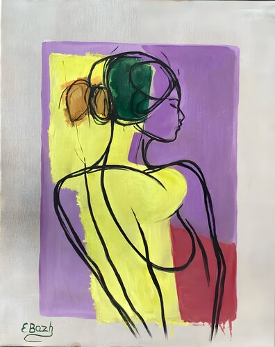 Grace in Simplicity by Eva Bazhenova, Painting for Sale on Select