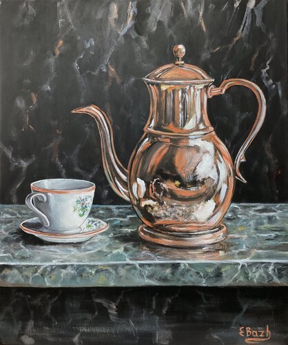 Silence in the moment by Eva Bazhenova, Painting for Sale on Select