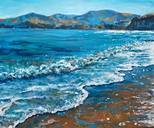 Blue Lagoon by Eva Bazhenova, Painting for Sale on Select