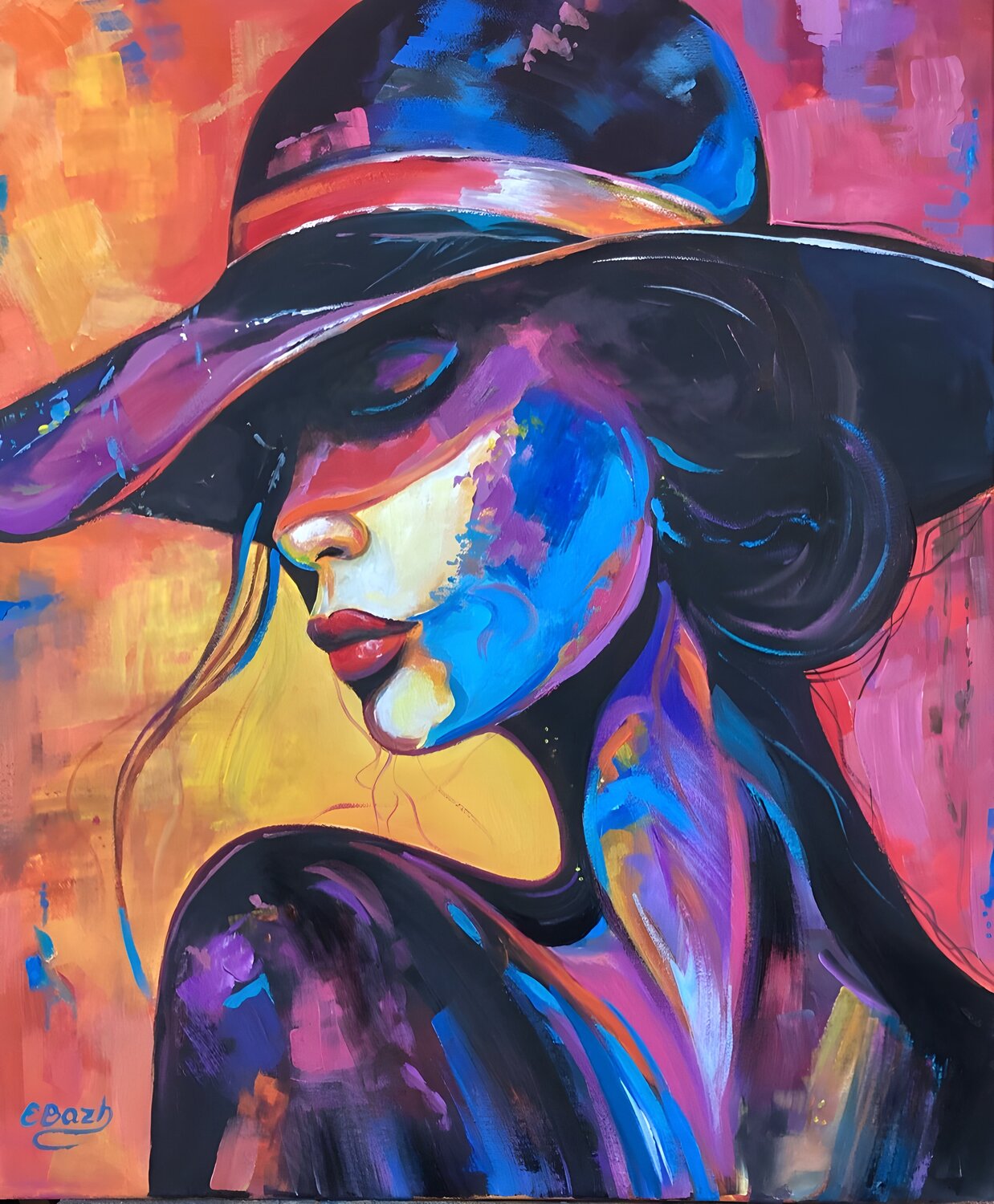 Graceful moment Eva Bazhenova Original painting for sale