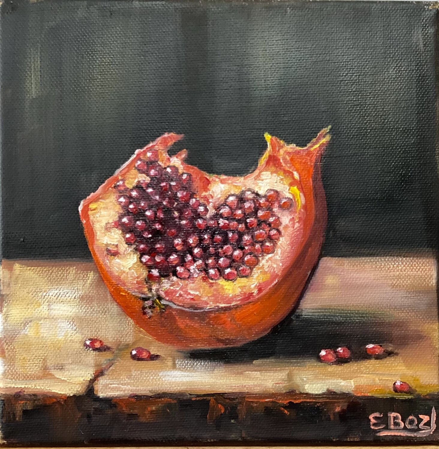 Fruit Of Blood Eva Bazhenova Original painting for sale