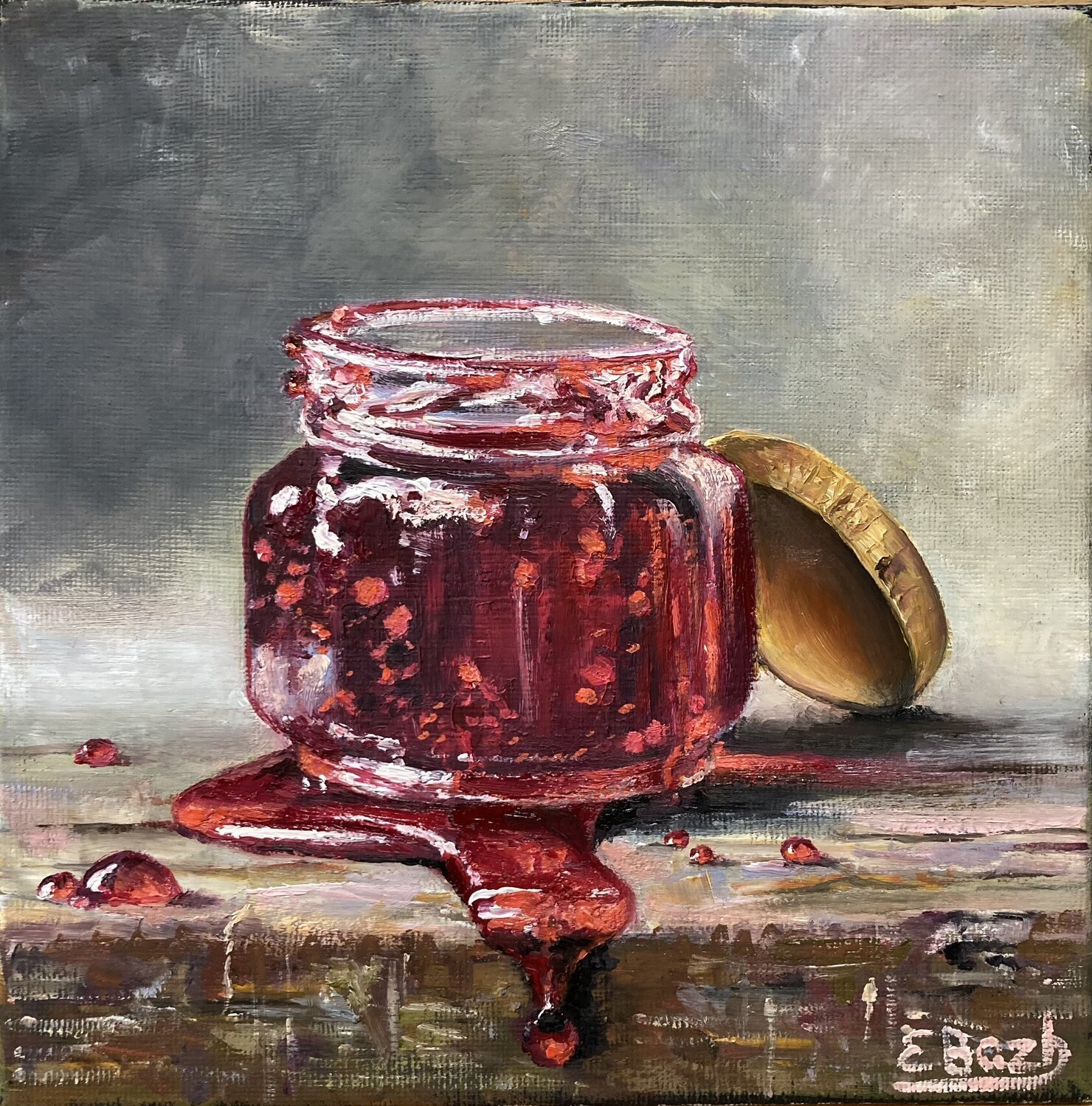Sweet Afternoon Eva Bazhenova Original painting for sale