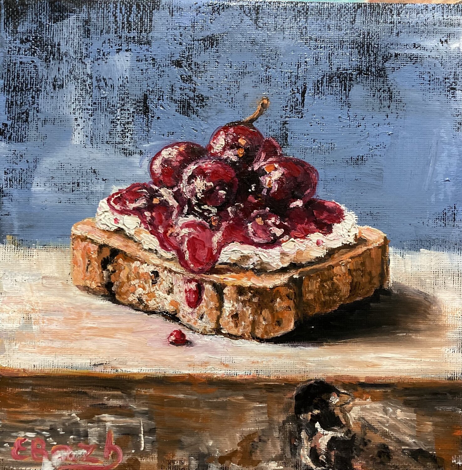 Afternoon Tea Eva Bazhenova Original painting for sale