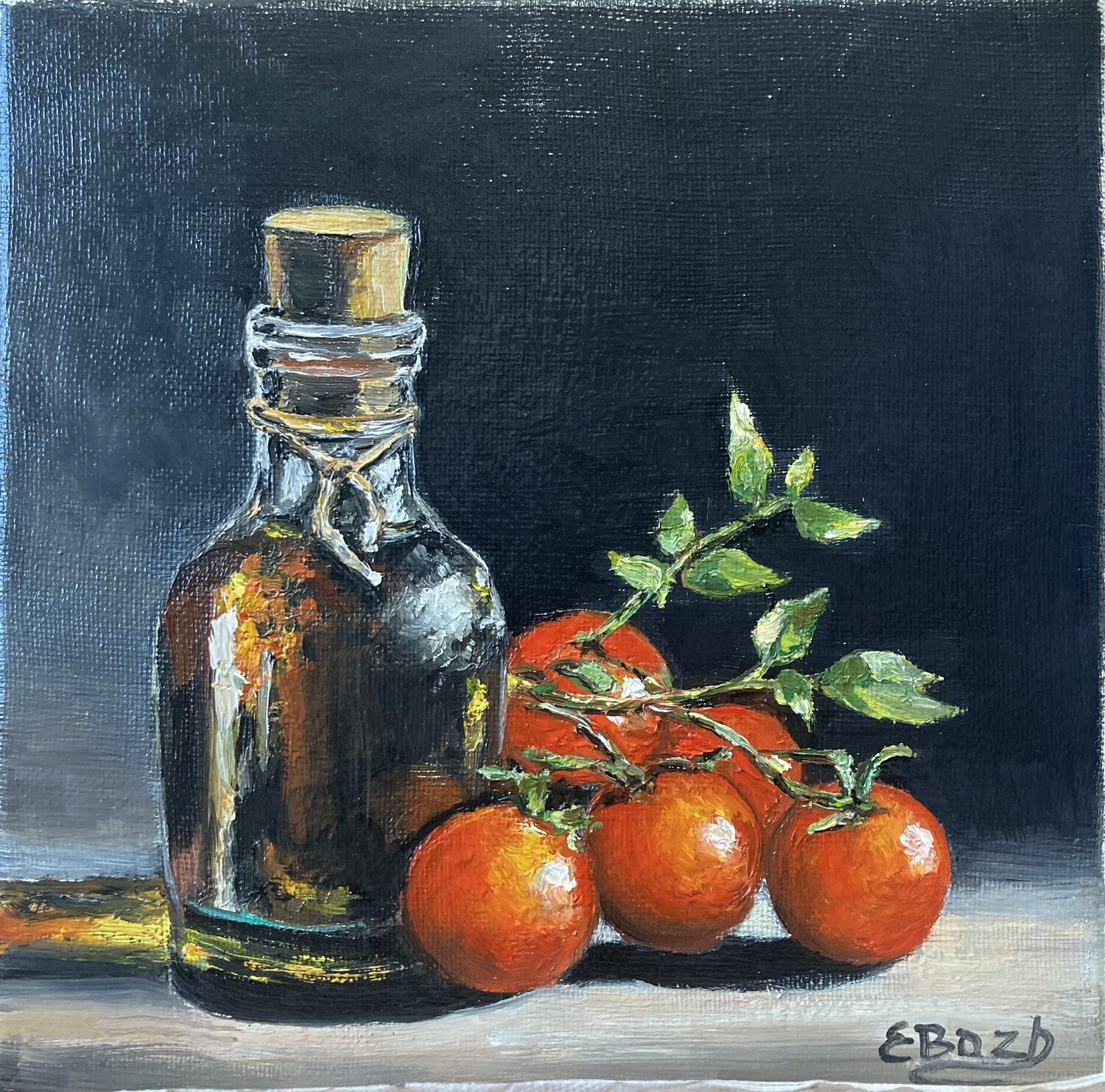Preparation Eva Bazhenova Original painting for sale
