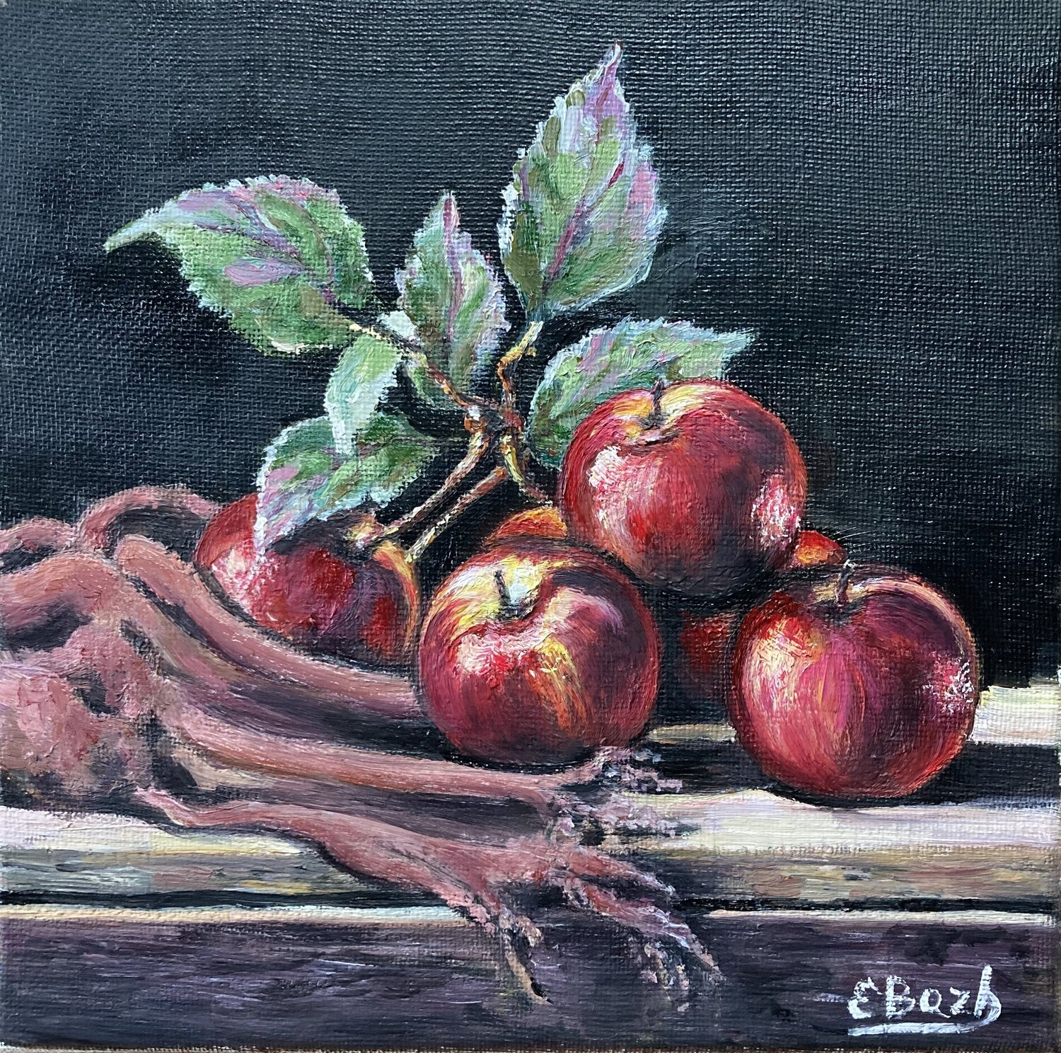 Apples Eva Bazhenova Original painting for sale