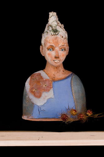 Blue Moments by Gaby Pühmeyer, Sculpture for Sale on Select