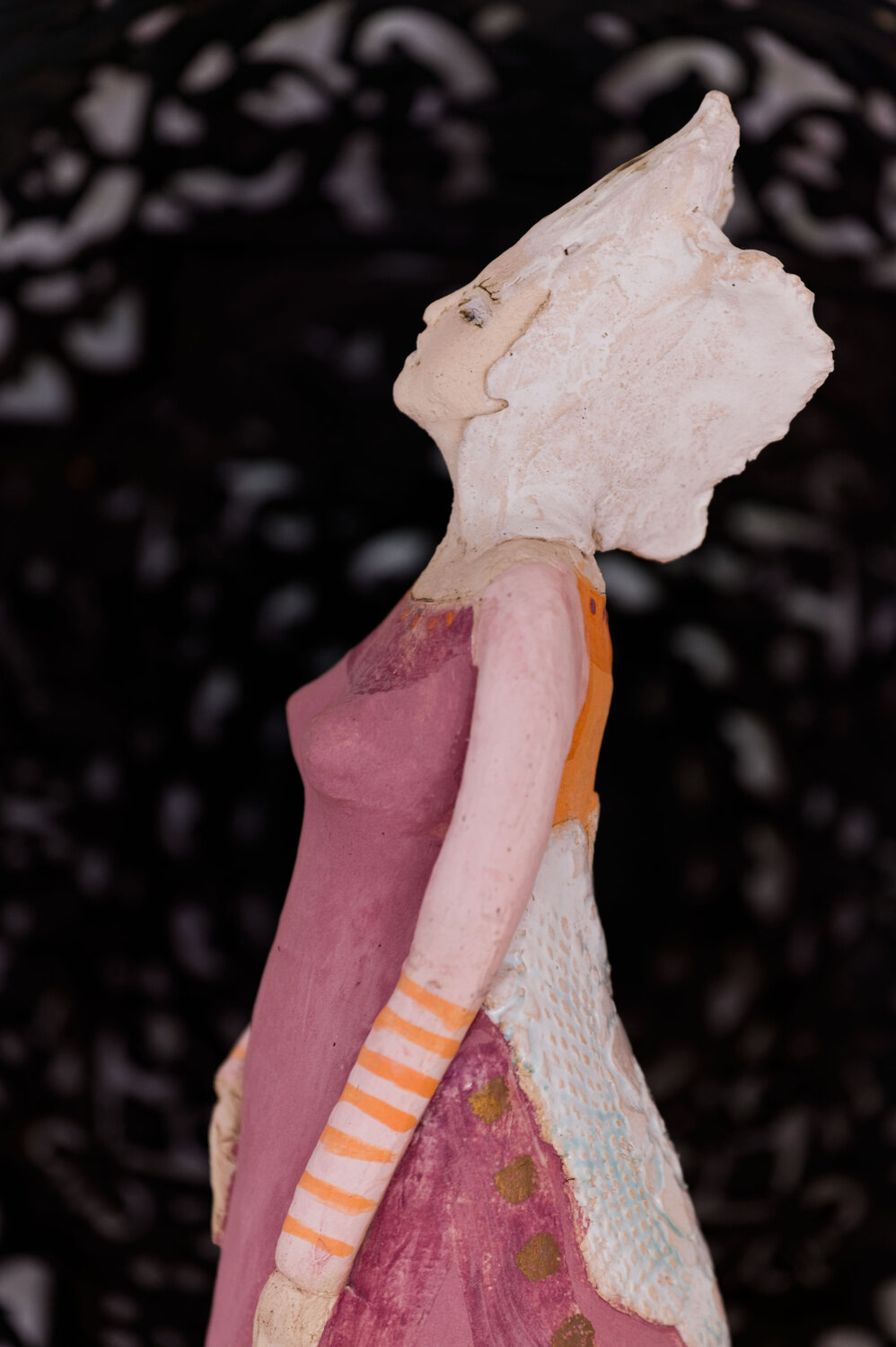 PINK GIRL Gaby Pühmeyer Sculpture for sale