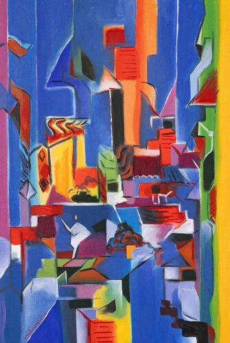 YO Y MI VENTANA by Miguel Betancourt, Painting for Sale on Select