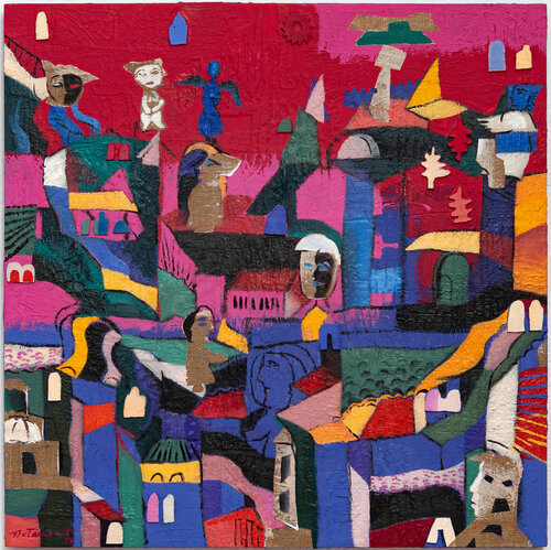 MI CIUDAD by Miguel Betancourt, Painting for Sale on Select