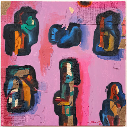 MITOS ANDINOS I by Miguel Betancourt, Painting for Sale on Select
