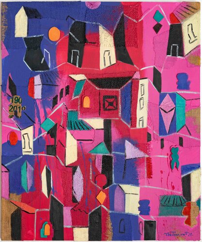 CIUDAD EN OTOÑO by Miguel Betancourt, Painting for Sale on Select