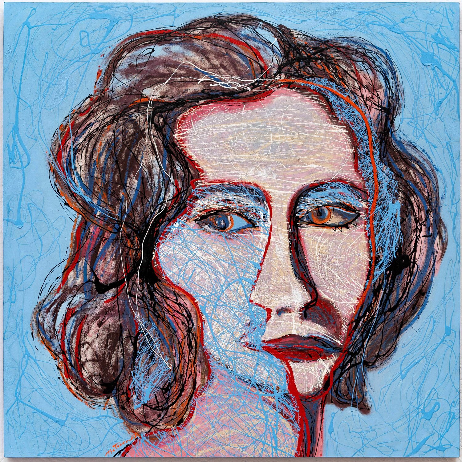 LA DIVA Miguel Betancourt Original painting for sale