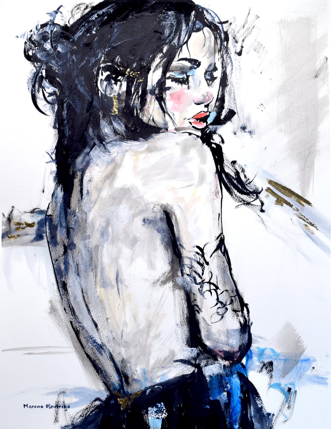 Hédia MARCOS RODRIGO Original painting for sale
