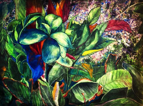 Garden Delight by Michael Hartstein, Painting for Sale on Select