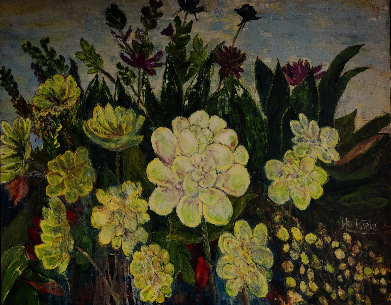 Cactus Garden Michael Hartstein Original painting for sale