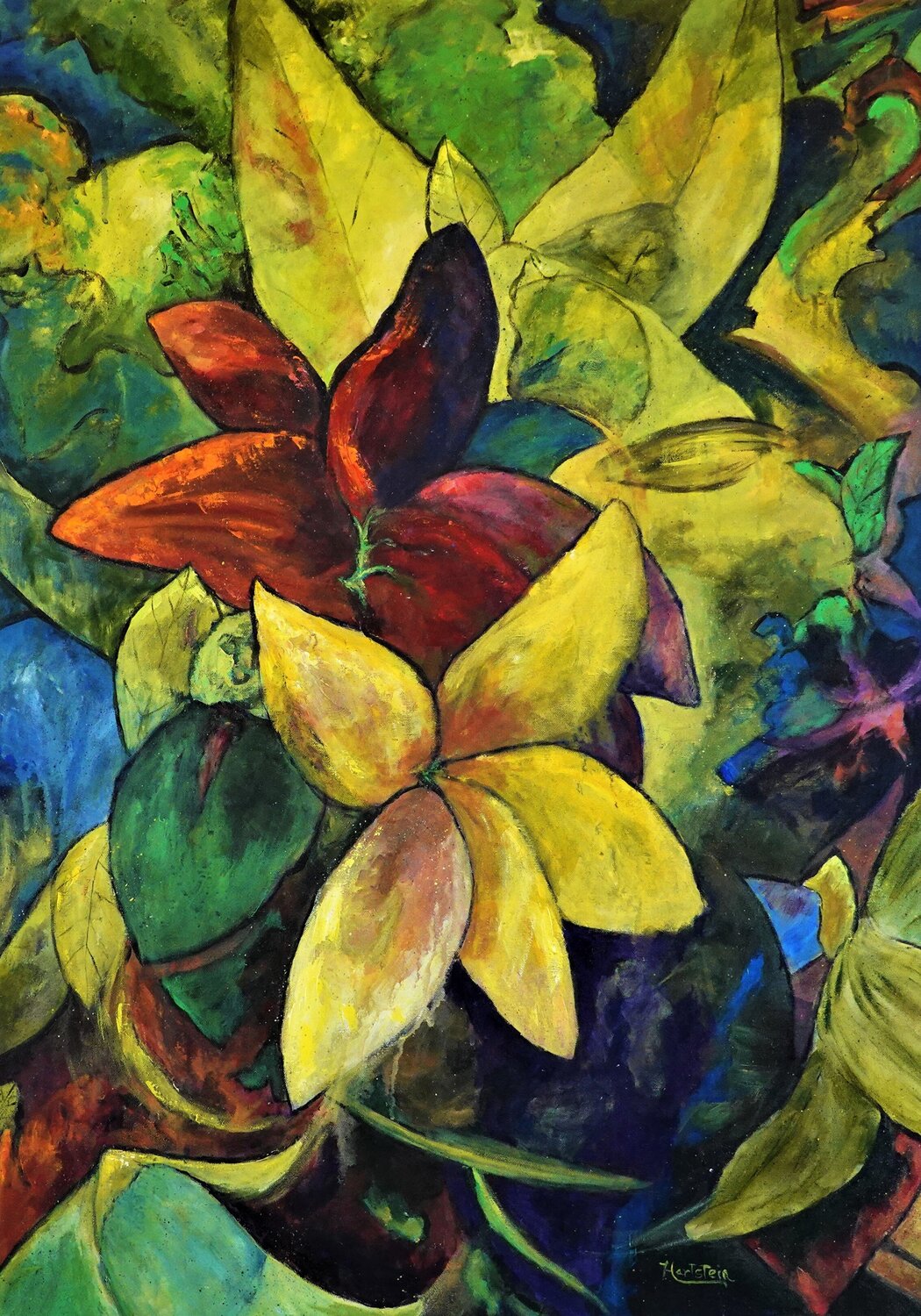 Flower Dream Michael Hartstein Original painting for sale