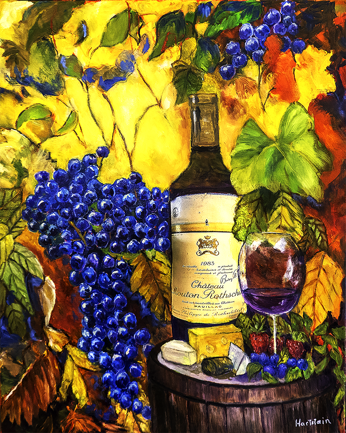 Natures Pleasure Michael Hartstein Original painting for sale