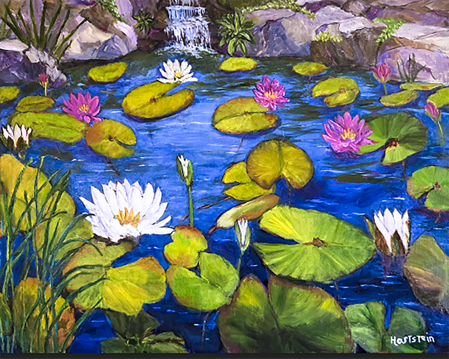 The Inner Garden Michael Hartstein Original painting for sale