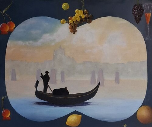 Impressionen Venedigs by Antonio Visciano, Painting for Sale on Select