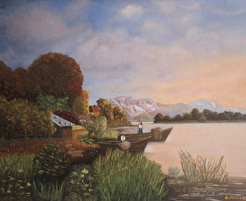 Isola by Antonio Visciano, Painting for Sale on Select