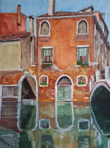Palazzo in Venedig by Antonio Visciano, Painting for Sale on Select