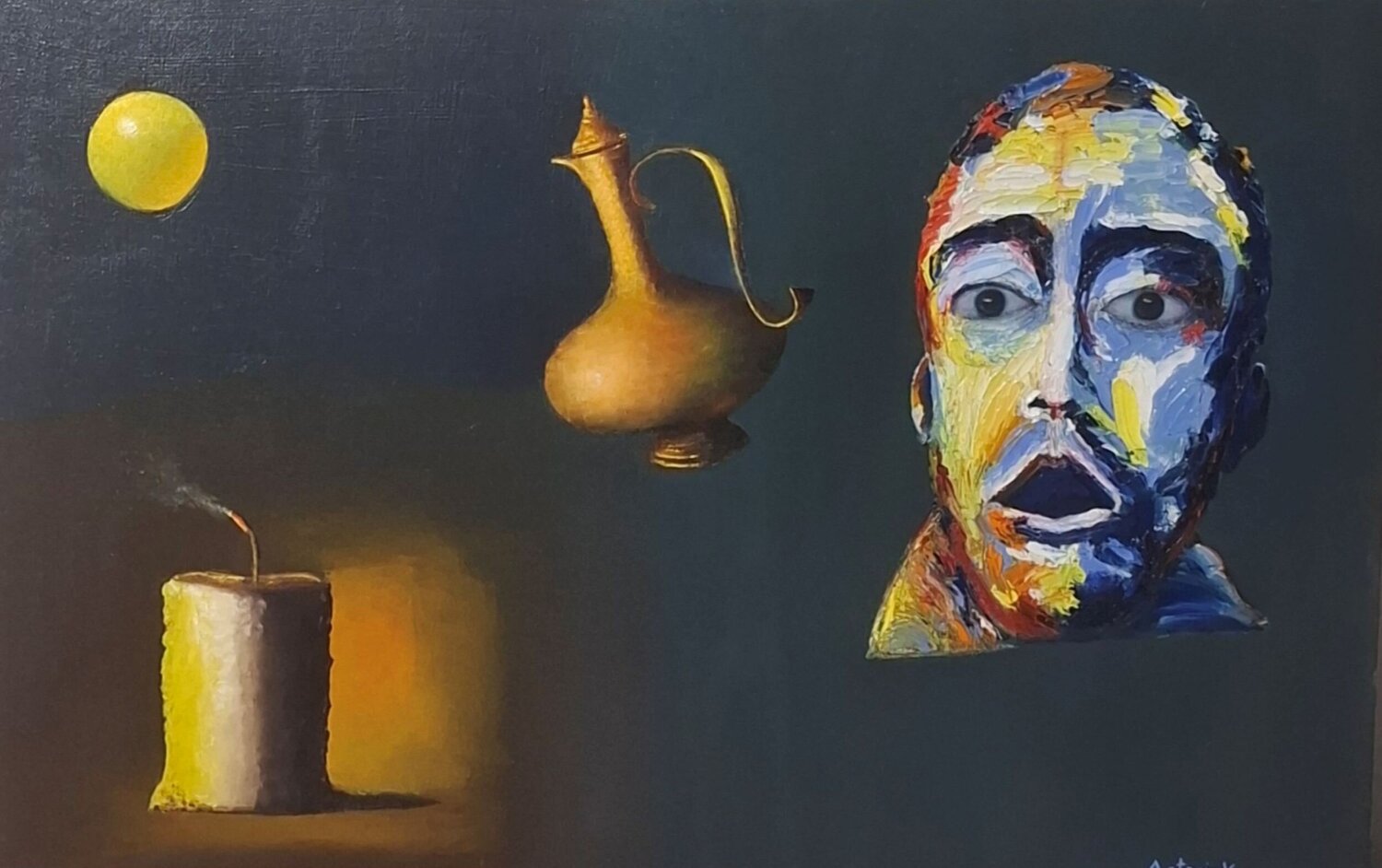 Existenz Antonio Visciano Original painting for sale