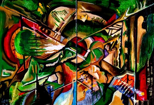 Falling asleep by Lena Lito, Painting for Sale on Select