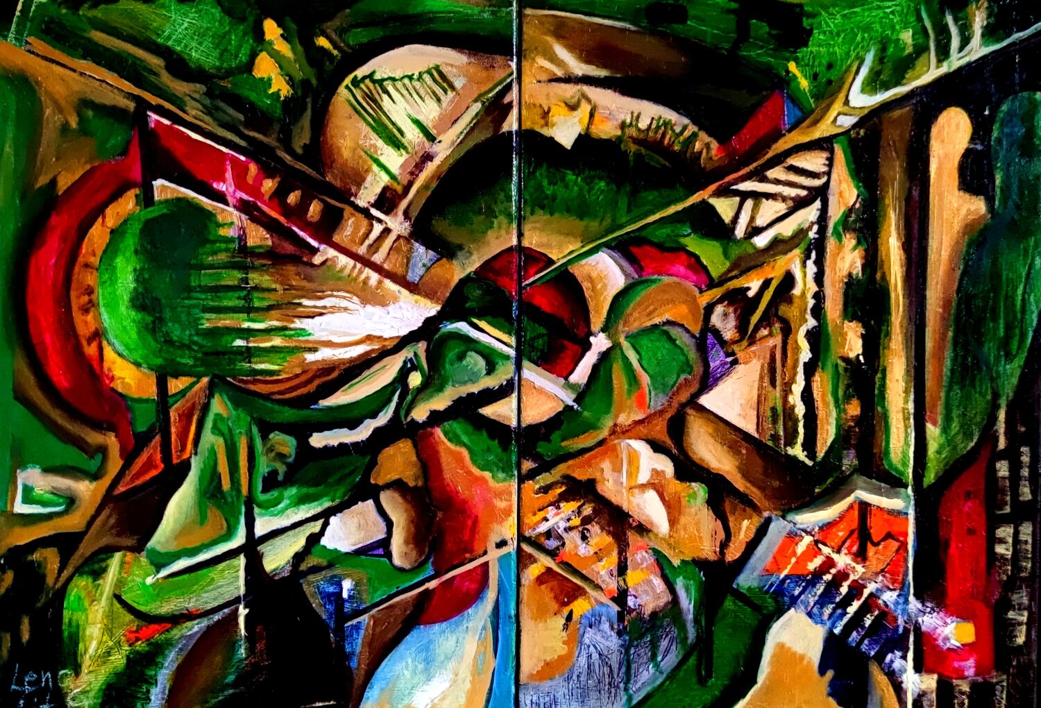Falling asleep Lena Lito Original painting for sale