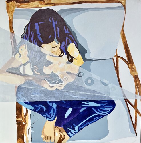 Liz II by Maristela Ribeiro, Painting for Sale on Select